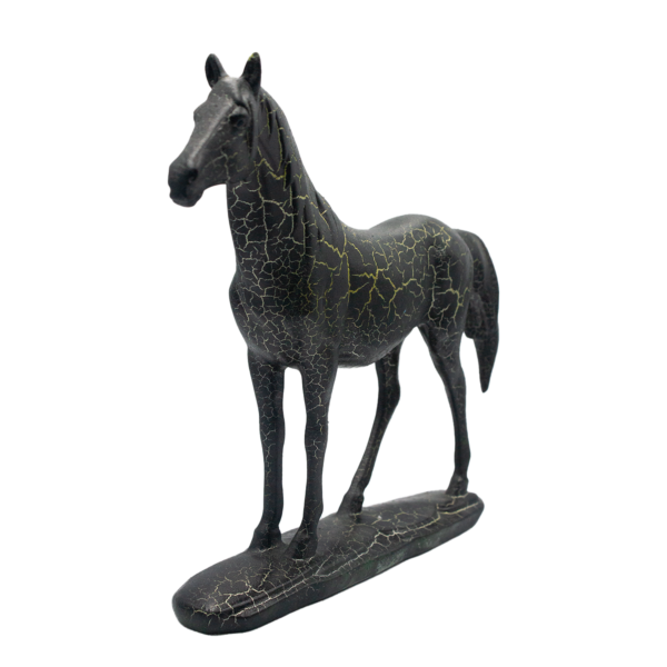 Horse Figurine with Crack Effect