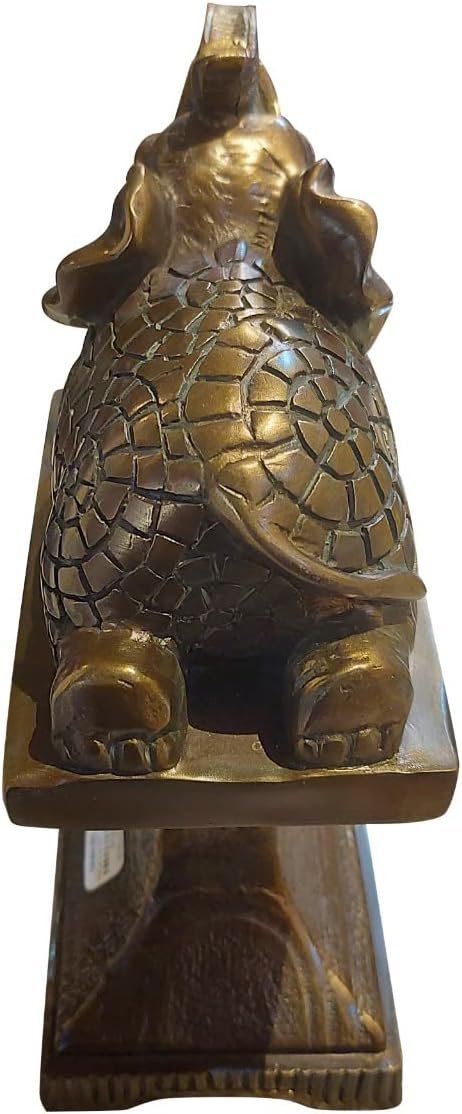 Wood Elephant with a Stand, Home Decoration